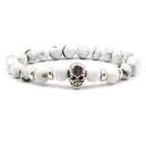 Bracelet Perle Johnny Hallyday - Crâne 8 modèles | Johnny Hallyday Fanclub