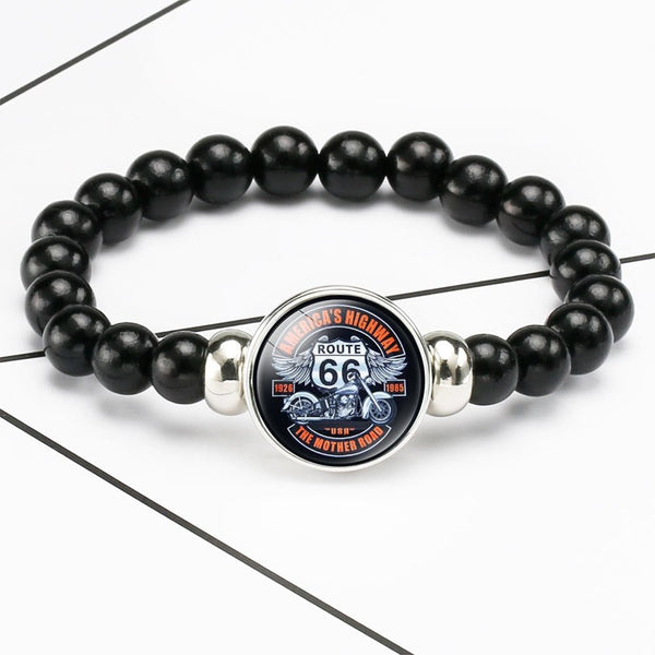 Bracelet Perle Johnny Hallyday - Route 66 12 modèles | Johnny Hallyday Fanclub