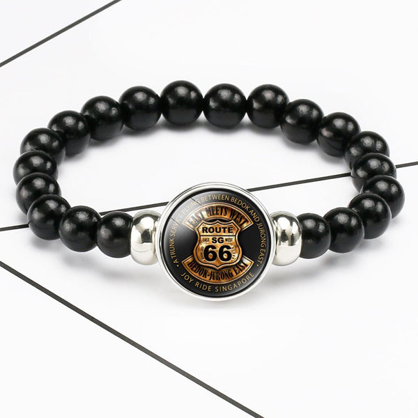 Bracelet Perle Johnny Hallyday - Route 66 12 modèles | Johnny Hallyday Fanclub