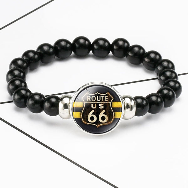 Bracelet Perle Johnny Hallyday - Route 66 12 modèles | Johnny Hallyday Fanclub