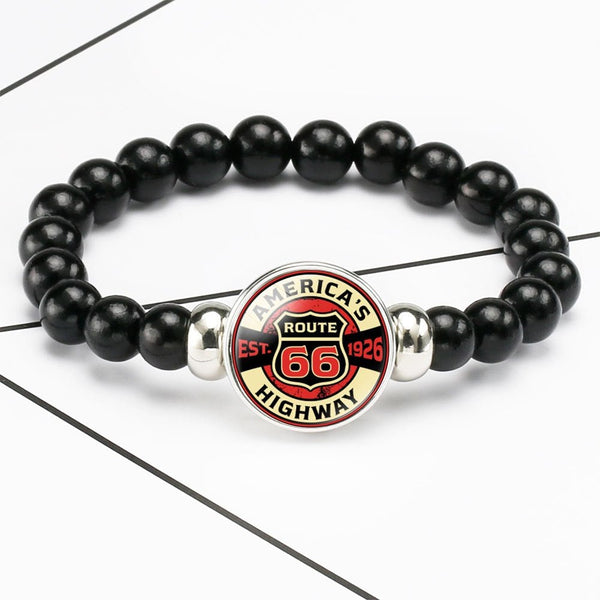 Bracelet Perle Johnny Hallyday - Route 66 12 modèles | Johnny Hallyday Fanclub