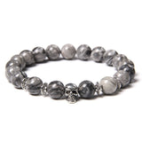 Bracelet Perle Johnny Hallyday - Tête de mort 18 modèles | Johnny Hallyday Fanclub
