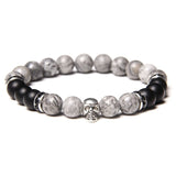 Bracelet Perle Johnny Hallyday - Tête de mort 18 modèles | Johnny Hallyday Fanclub