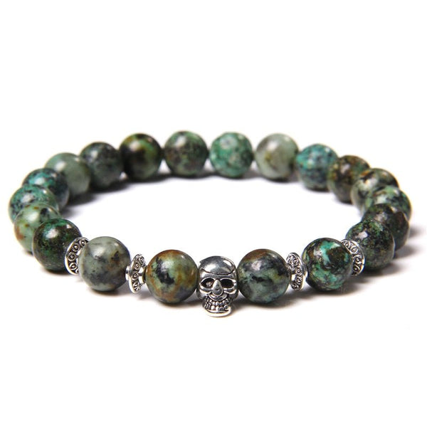 Bracelet Perle Johnny Hallyday - Tête de mort 18 modèles | Johnny Hallyday Fanclub