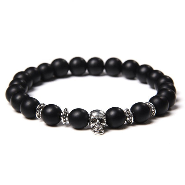 Bracelet Perle Johnny Hallyday - Tête de mort 18 modèles | Johnny Hallyday Fanclub