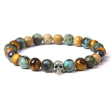 Bracelet Perle Johnny Hallyday - Tête de mort 18 modèles | Johnny Hallyday Fanclub