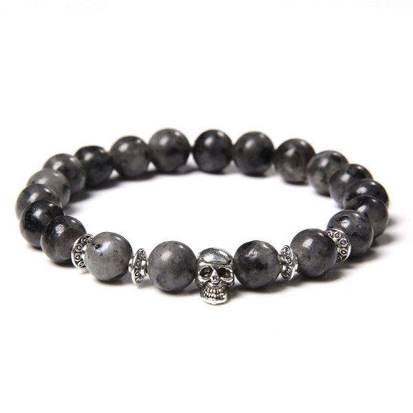 Bracelet Perle Johnny Hallyday - Tête de mort 18 modèles | Johnny Hallyday Fanclub