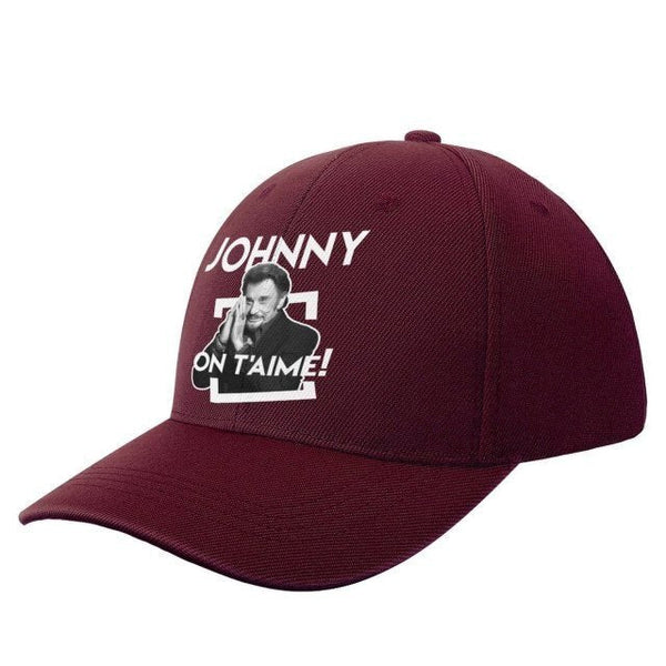 Casquette Johnny On t'aime 11 modèles | Johnny Hallyday Fanclub