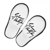 Chaussons Johnny Hallyday - Blancs 2 modèles | Johnny Hallyday Fanclub