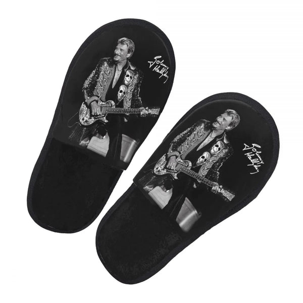 Chaussons Johnny Hallyday - Noirs 8 modèles | Johnny Hallyday Fanclub