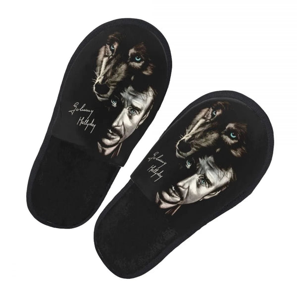 Chaussons Johnny Hallyday - Noirs 8 modèles | Johnny Hallyday Fanclub