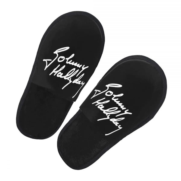 Chaussons Johnny Hallyday - Noirs 8 modèles | Johnny Hallyday Fanclub
