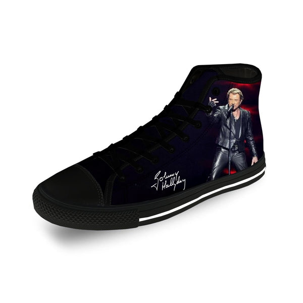 Chaussures montantes Johnny Hallyday - Noires 7 modèles | Johnny Hallyday Fanclub