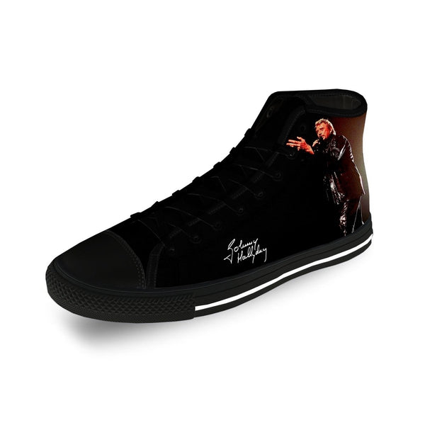 Chaussures montantes Johnny Hallyday - Noires 7 modèles | Johnny Hallyday Fanclub