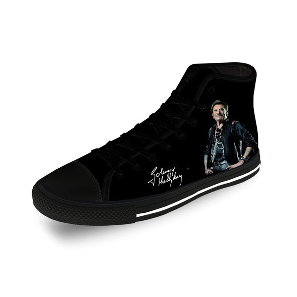 Chaussures montantes Johnny Hallyday - Noires 7 modèles | Johnny Hallyday Fanclub