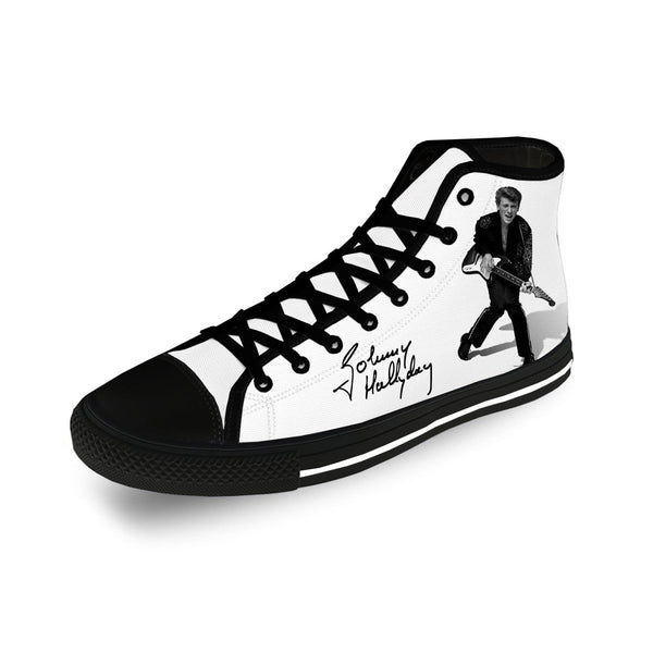 Chaussures montantes Johnny Hallyday - Noires 8 modèles | Johnny Hallyday Fanclub