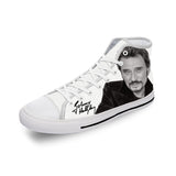 Chaussures montantes Johnny Hallyday - Signature | Johnny Hallyday Fanclub