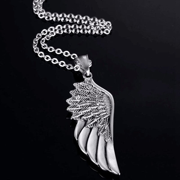Collier pendentif Johnny Hallyday - Aile d'ange | Johnny Hallyday Fanclub