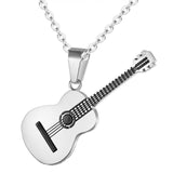 Collier pendentif Johnny Hallyday - Guitare acoustique #1 | Johnny Hallyday Fanclub