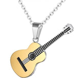 Collier pendentif Johnny Hallyday - Guitare acoustique #1 | Johnny Hallyday Fanclub