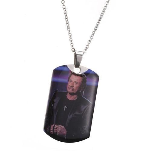 Collier pendentif Johnny Hallyday - Photo 4 modèles | Johnny Hallyday Fanclub