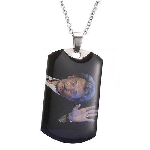 Collier pendentif Johnny Hallyday - Photo 4 modèles | Johnny Hallyday Fanclub