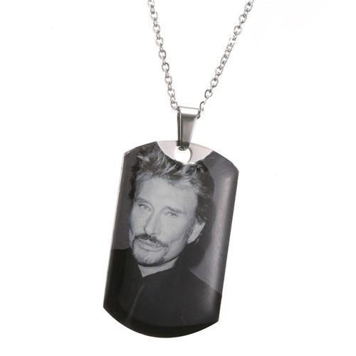 Collier pendentif Johnny Hallyday - Photo 4 modèles | Johnny Hallyday Fanclub