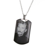 Collier pendentif Johnny Hallyday - Photo 4 modèles | Johnny Hallyday Fanclub