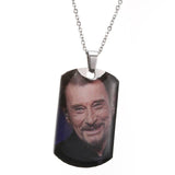 Collier pendentif Johnny Hallyday - Photo 4 modèles | Johnny Hallyday Fanclub