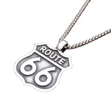 Collier pendentif Johnny Hallyday - Route 66 | Johnny Hallyday Fanclub