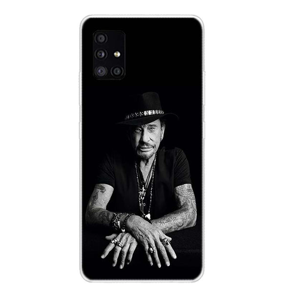 Coque de téléphone Johnny Hallyday Samsung Galaxy A - A01, A02S, A11, A12, A21, A21S, A22, A32, A42, A52 - 8 modèles | Johnny Hallyday Fanclub