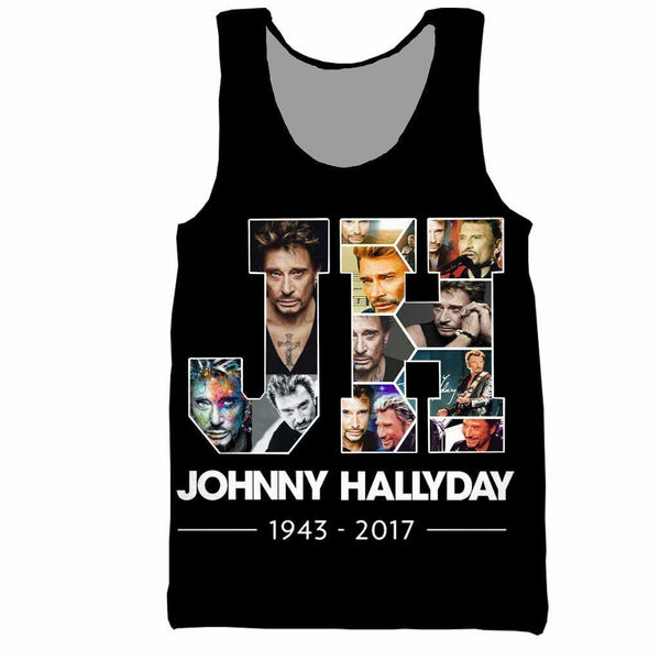 Débardeur JH #1 - 10 couleurs | Johnny Hallyday Fanclub