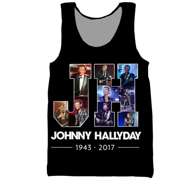 Débardeur JH #2 - 10 couleurs | Johnny Hallyday Fanclub