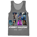 Débardeur JH #3 - 3 couleurs | Johnny Hallyday Fanclub