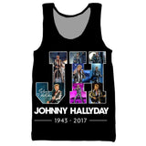 Débardeur JH #3 - 3 couleurs | Johnny Hallyday Fanclub
