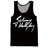 Débardeur JOHNNY HALLYDAY Imprimé #1 | Johnny Hallyday Fanclub