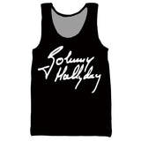 Débardeur JOHNNY HALLYDAY Imprimé #1 | Johnny Hallyday Fanclub