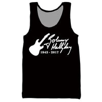Débardeur JOHNNY HALLYDAY Imprimé #4 | Johnny Hallyday Fanclub