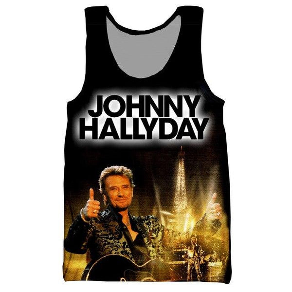 Débardeur JOHNNY HALLYDAY Paris | Johnny Hallyday Fanclub