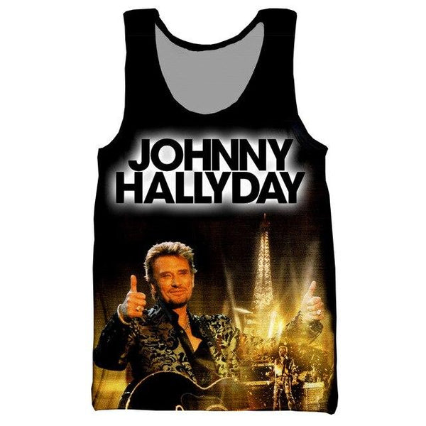 Débardeur johnny top hallyday