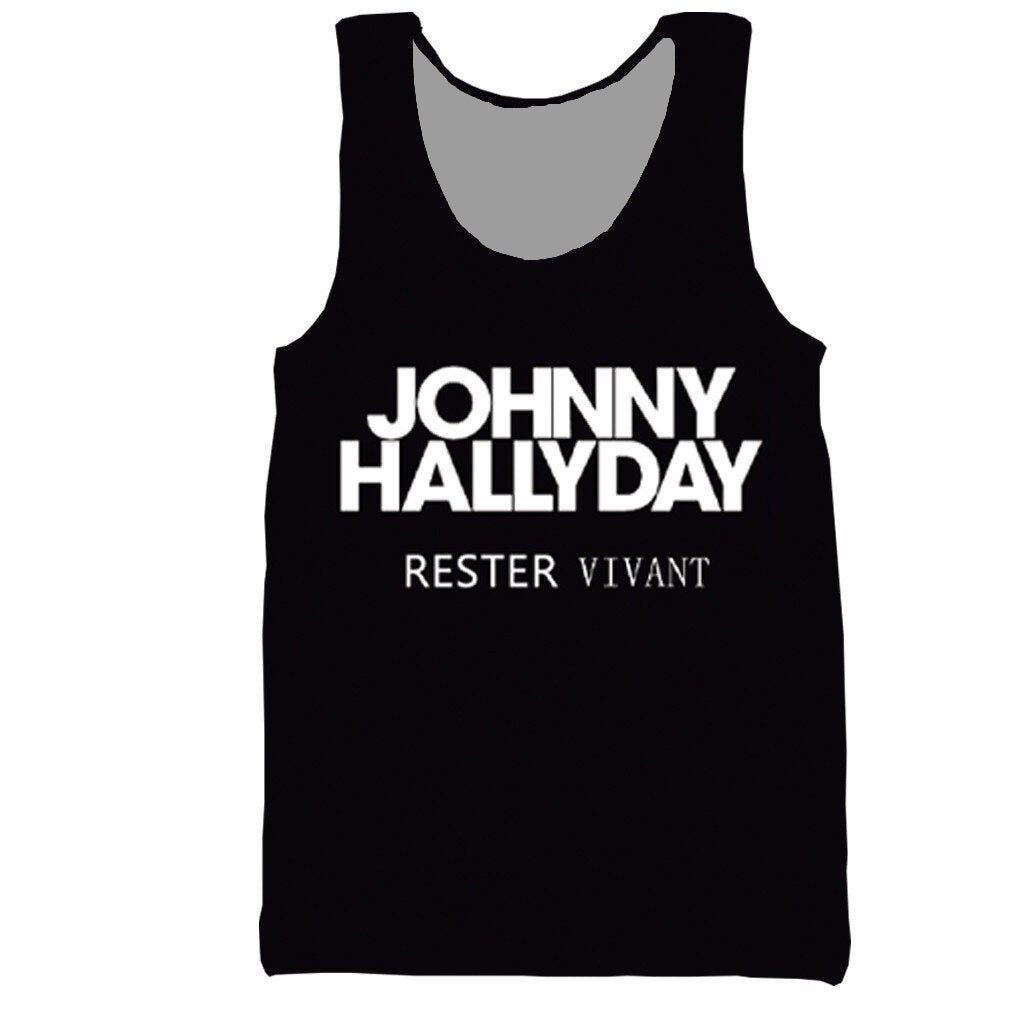 Débardeur johnny top hallyday