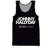 Débardeur JOHNNY HALLYDAY Rester vivant | Johnny Hallyday Fanclub