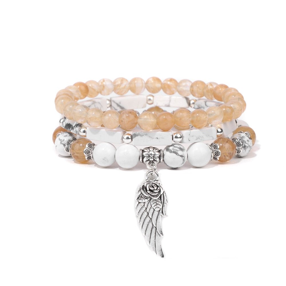 Ensemble de bracelets Johnny Hallyday Aile d'ange 10 modèles Johnny