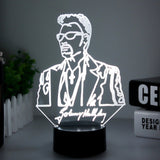 Lampe LED Johnny Hallyday #1 - 7 couleurs | Johnny Hallyday Fanclub