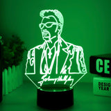 Lampe LED Johnny Hallyday #1 - 7 couleurs | Johnny Hallyday Fanclub