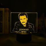 Lampe LED Johnny Hallyday #4 - 7 couleurs | Johnny Hallyday Fanclub