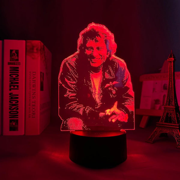 Lampe LED Johnny Hallyday #5 - 7 couleurs | Johnny Hallyday Fanclub