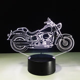 Lampe LED Johnny Hallyday Biker #1 - 7 couleurs | Johnny Hallyday Fanclub