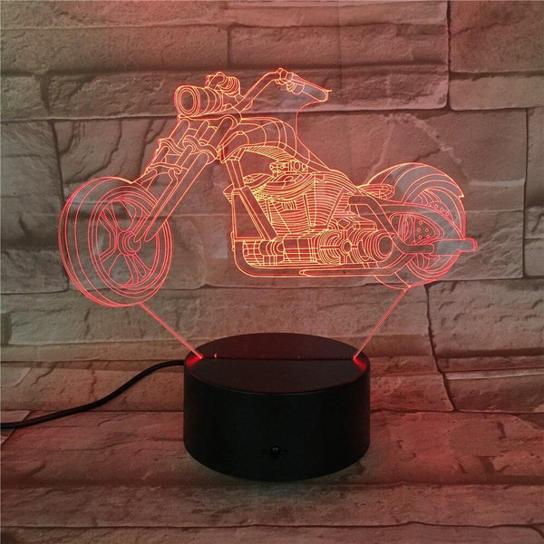 Lampe LED Johnny Hallyday Biker #2 - 7 couleurs | Johnny Hallyday Fanclub