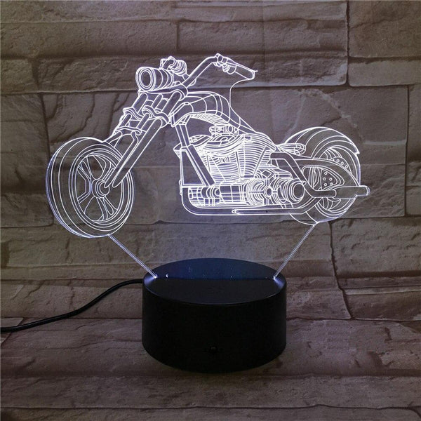 Lampe LED Johnny Hallyday Biker #2 - 7 couleurs | Johnny Hallyday Fanclub